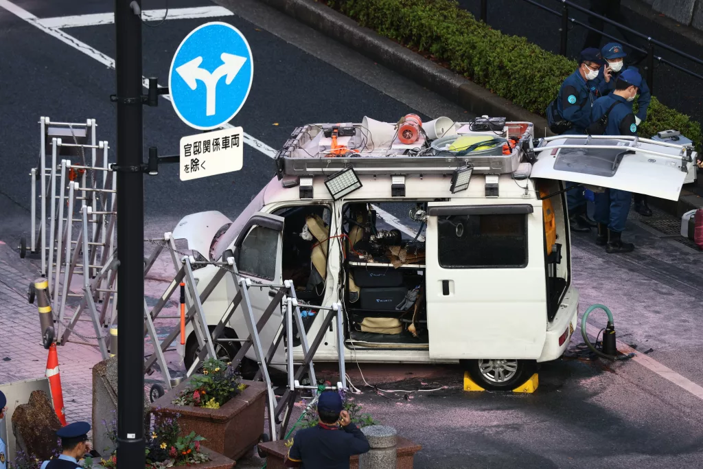 Man arrested after attack on Japan's Liberal Democractic Party headquaters and Prime Minister's Office