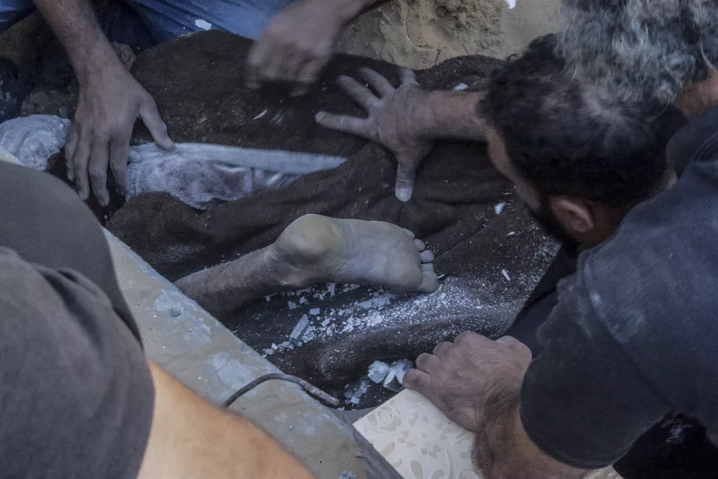 Israeli air strike in Al-Maghazi refugee camp
