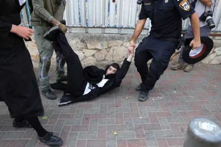 Ultra-Orthodox Jews Continue to Protest Recruitment Law