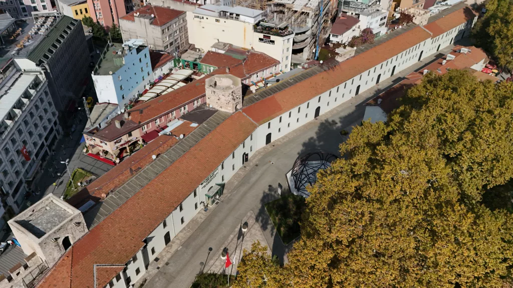 TÜRK TIP TARİHİNDEKİ İLK DOĞUMEVİ: DEMİRKAPI VİLADETHANESİ GÜLHANE'DEKİ İLK DOĞUMEVİ BİNASI HAVADAN GÖRÜNTÜLENDİ