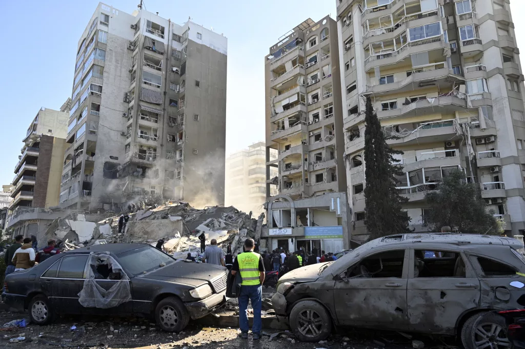 Israeli military strikes hit Beirut's southern suburb of Dahieh