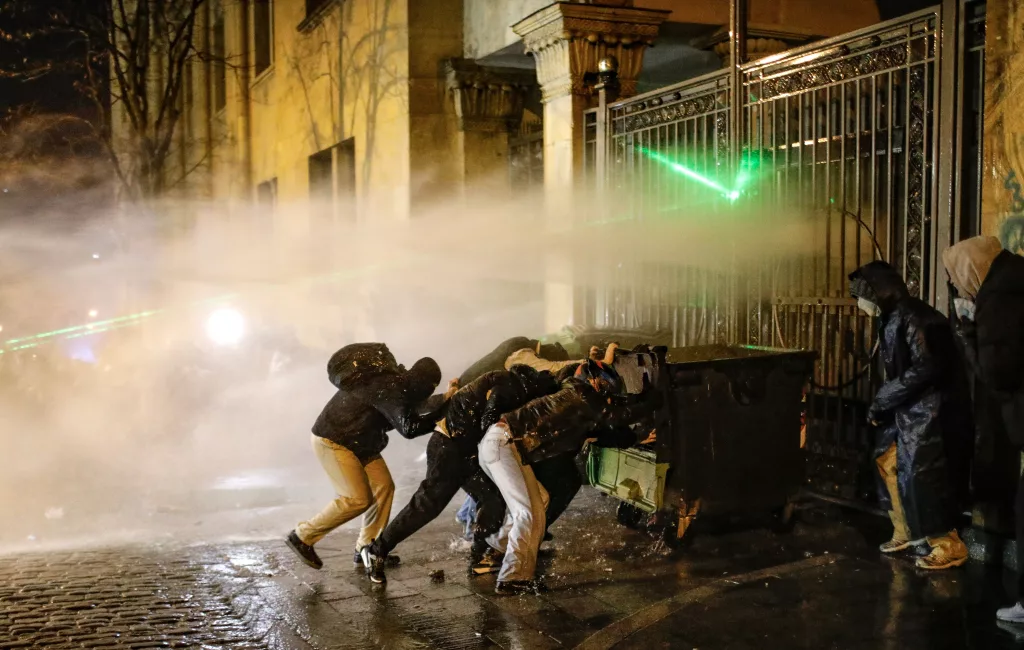 Georgian opposition protests in Tbilisi