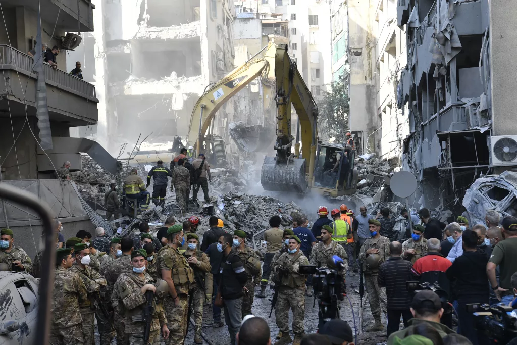Israeli airstrikes hit residential building in the Lebanese capital Beirut