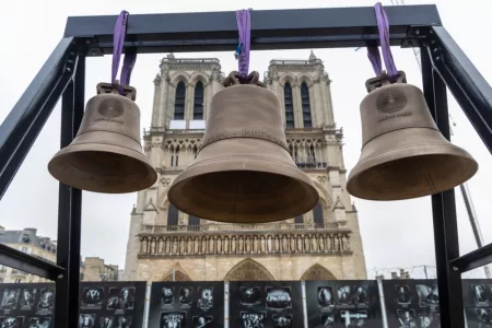 Notre-Dame Cathedral’s New Bells Ring After 5 Years