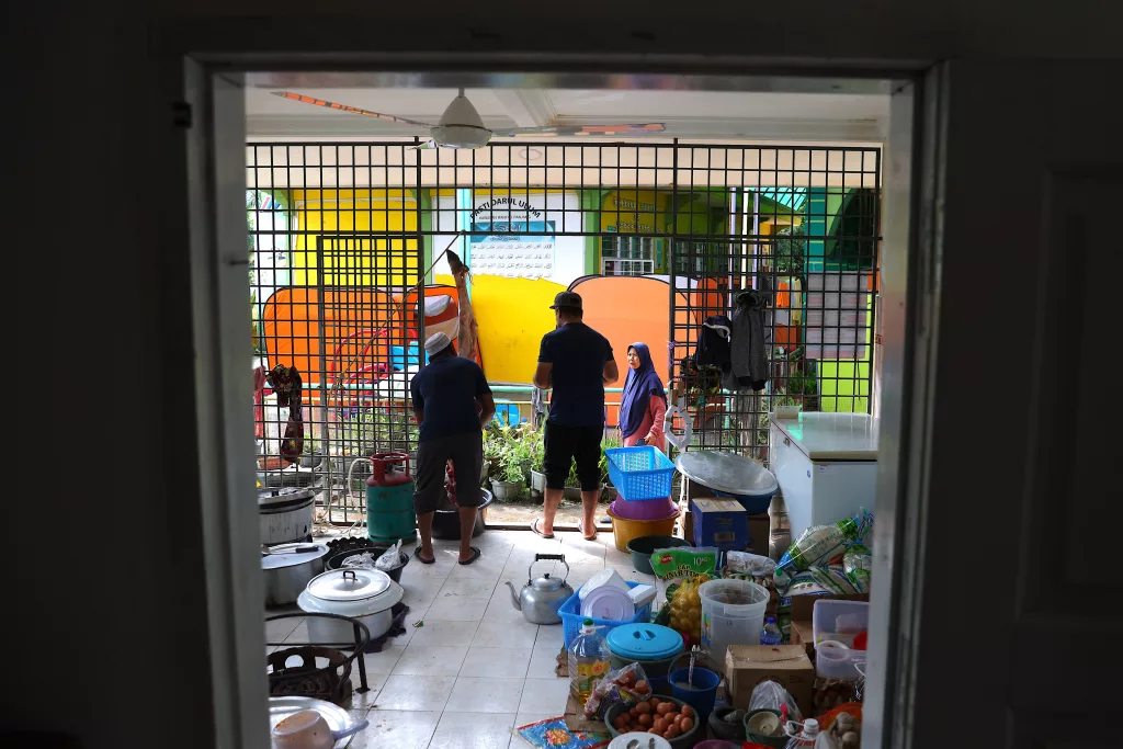 Around 130,000 people displaced due to the floods in Malaysia