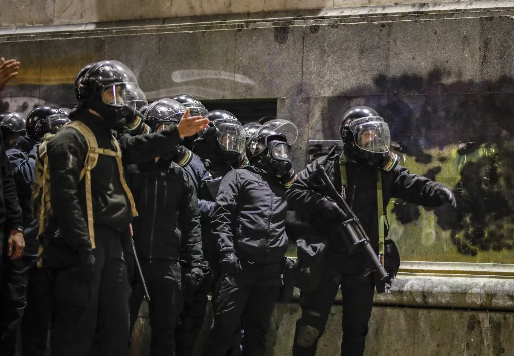 Georgian opposition protests in Tbilisi