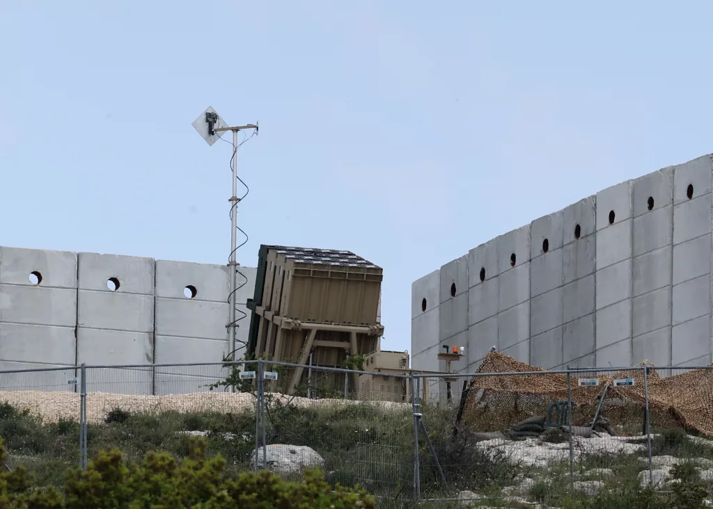 Iron Dome after Iran launched drones targeting Israel