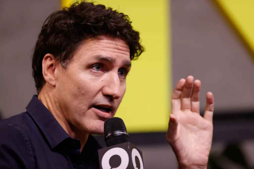 Canadian Prime Minister Justin Trudeau participates in the Global Citizen Now summit