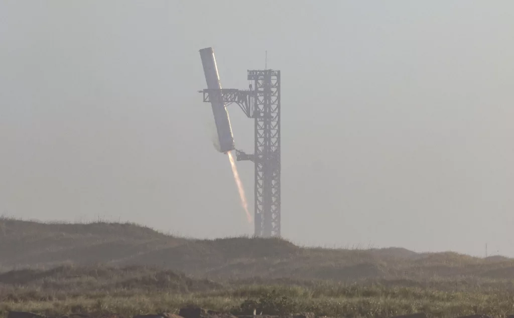 SpaceX Launch of Starship rocket in Texas