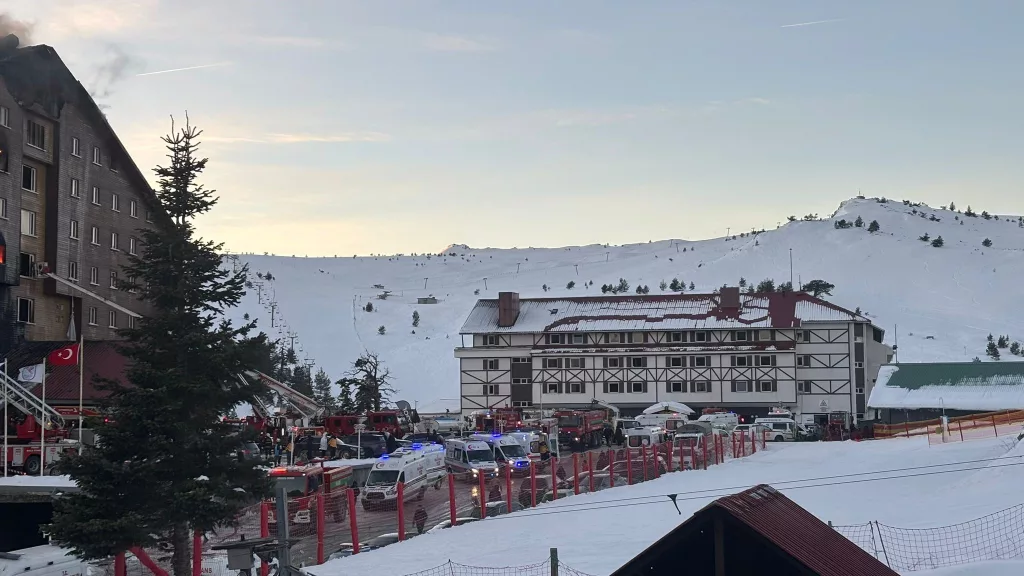 KARTALKAYA'DA YANGIN FACİASI: 6 ÖLÜ, 31 YARALI 234 KİŞİNİN KONAKLADIĞI OTELİN AHŞAP OLMASI FACİANIN BOYUTUNU ARTTIRDI