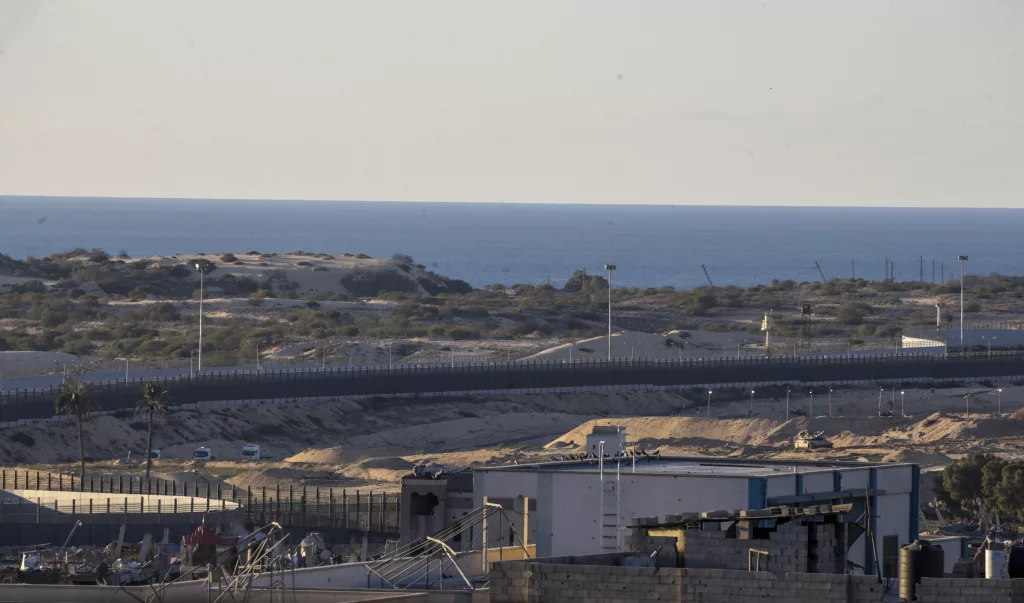 Philadelphi Corridor along the border between the Gaza Strip and Egypt