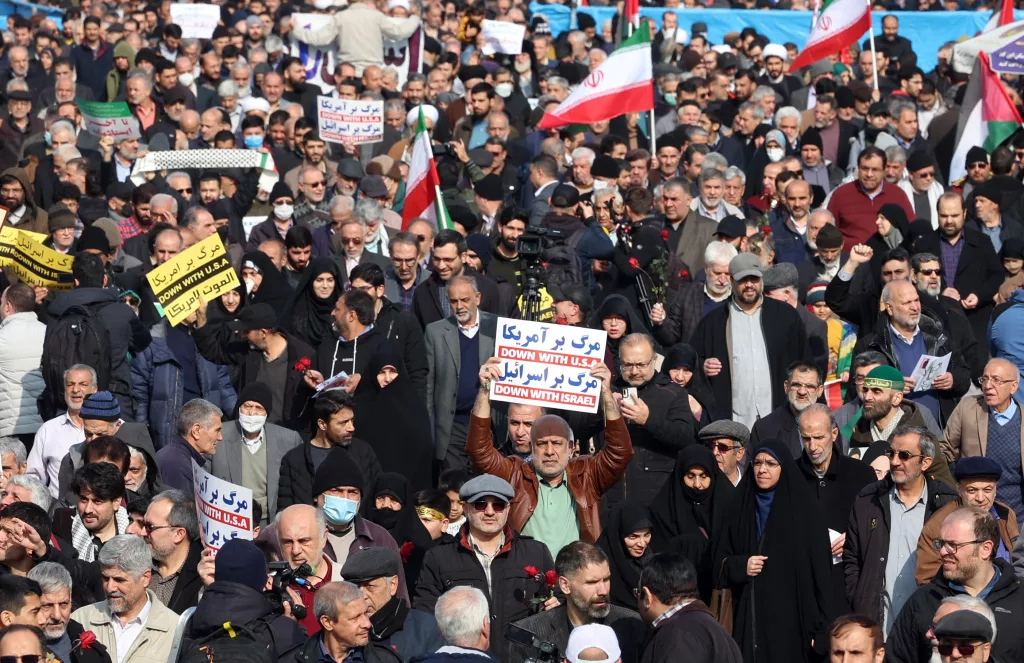Pro-Palestinian rally in Tehran following ceasefire deal between Israel and Hamas
