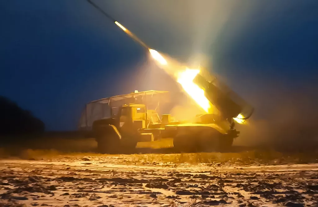 Russian forces in the Kursk region