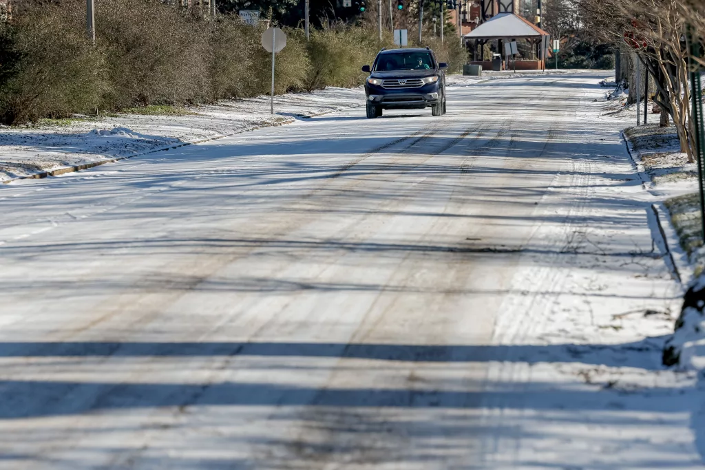 Winter weather effects in metro Atlanta, Georgia