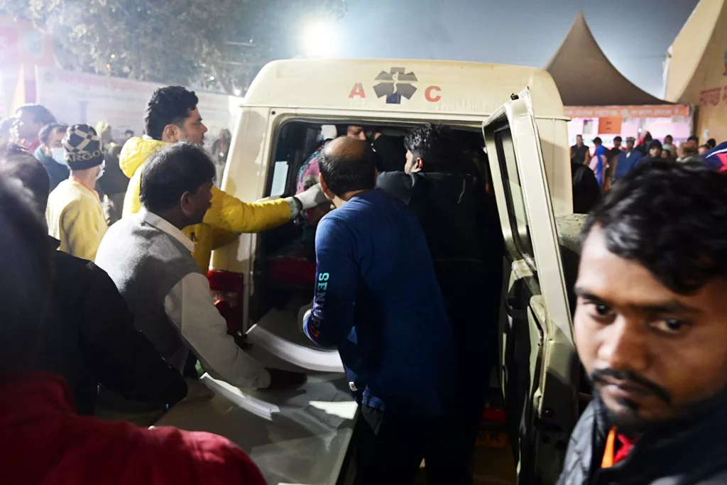 Stampede during India's Kumbh Mela religious festival