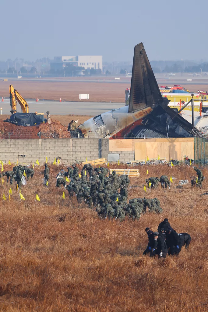 Search operations continue after Jeju Air passenger plane crash