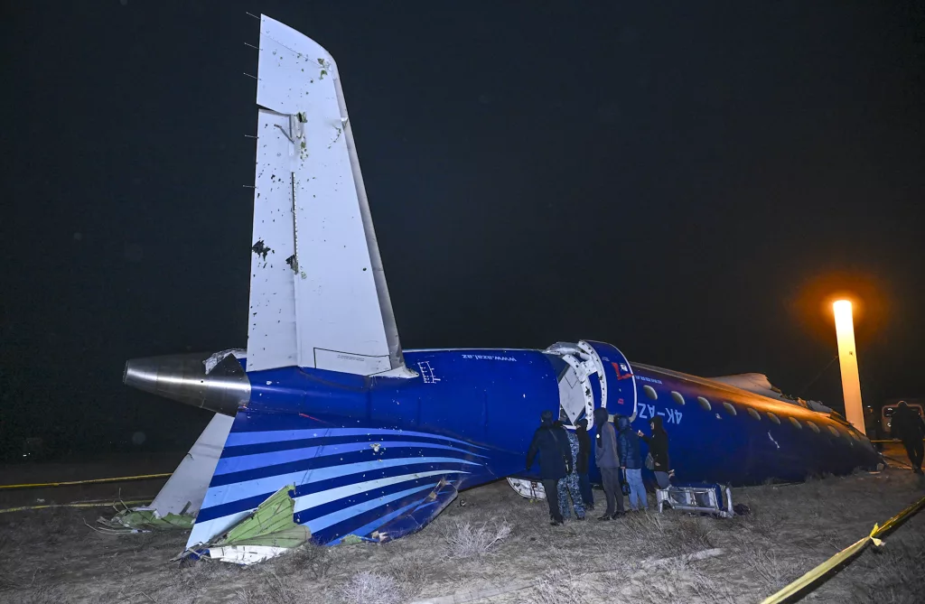 Azerbaijan Airlines passenger plane crashes near Aktau, Kazakhstan