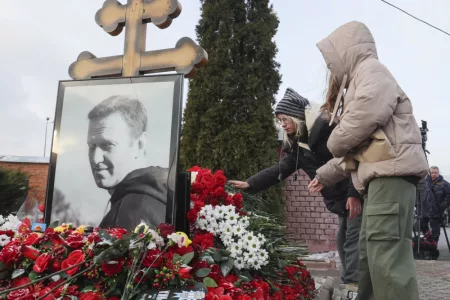 Supporters Commemorate Late Opposition Leader Alexei Navalny in Russia