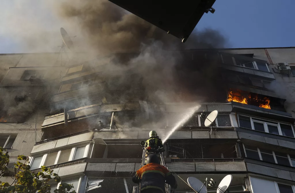 At least 41 people injured after Russian strike on residential building in Ukraine's Kharkiv
