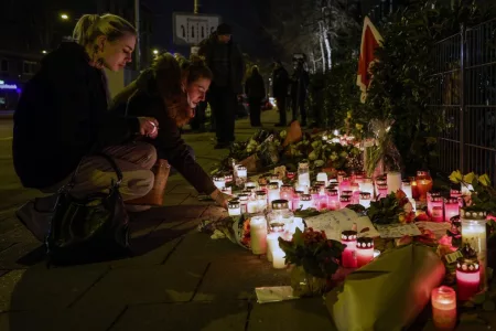 Germans Lay Flowers for Victims of Ramming Attack in Munich, Germany
