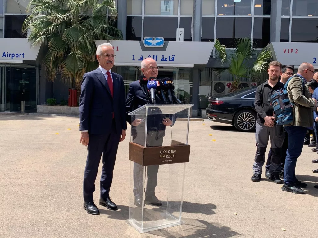 ULAŞTIRMA VE ALTYAPI BAKANI URALOĞLU, ŞAM'DA