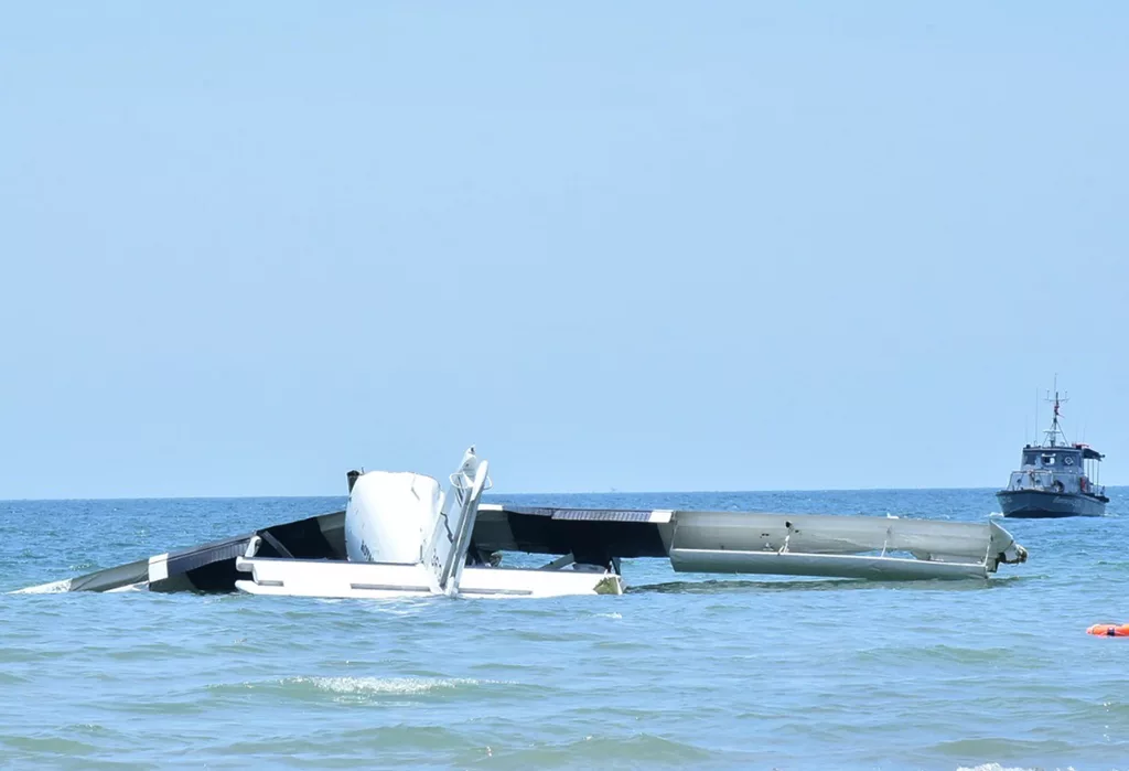 Thai police plane crashes into sea, killing five of its crew