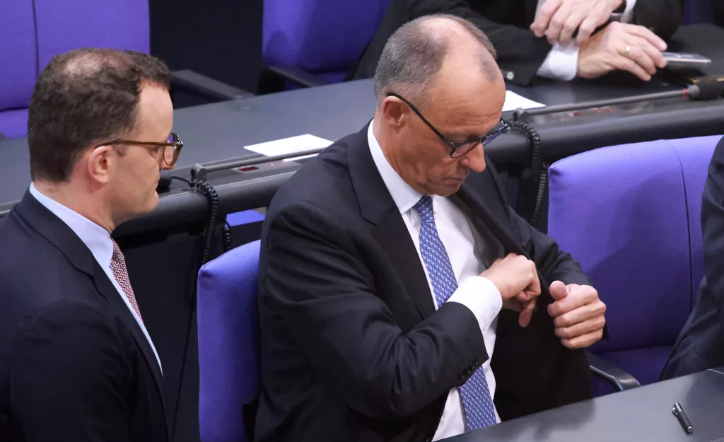 Election of German Chancellor and swearing-in of the cabinet at Bundestag in Berlin