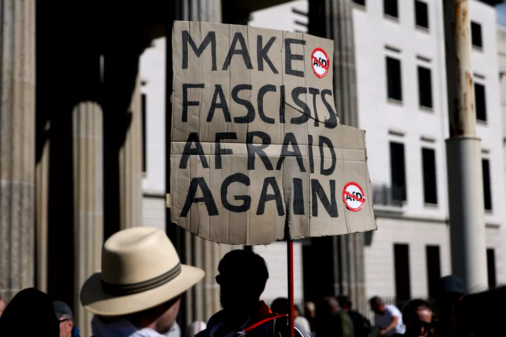 Demonstration calls for ban on Germany's AfD party in Berlin