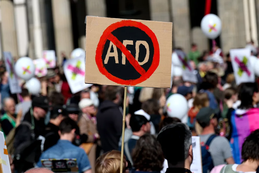 Demonstration calls for ban on Germany's AfD party in Berlin