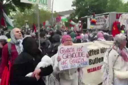 Pro-Palestinian March Marks Nakba Anniversary in Berlin