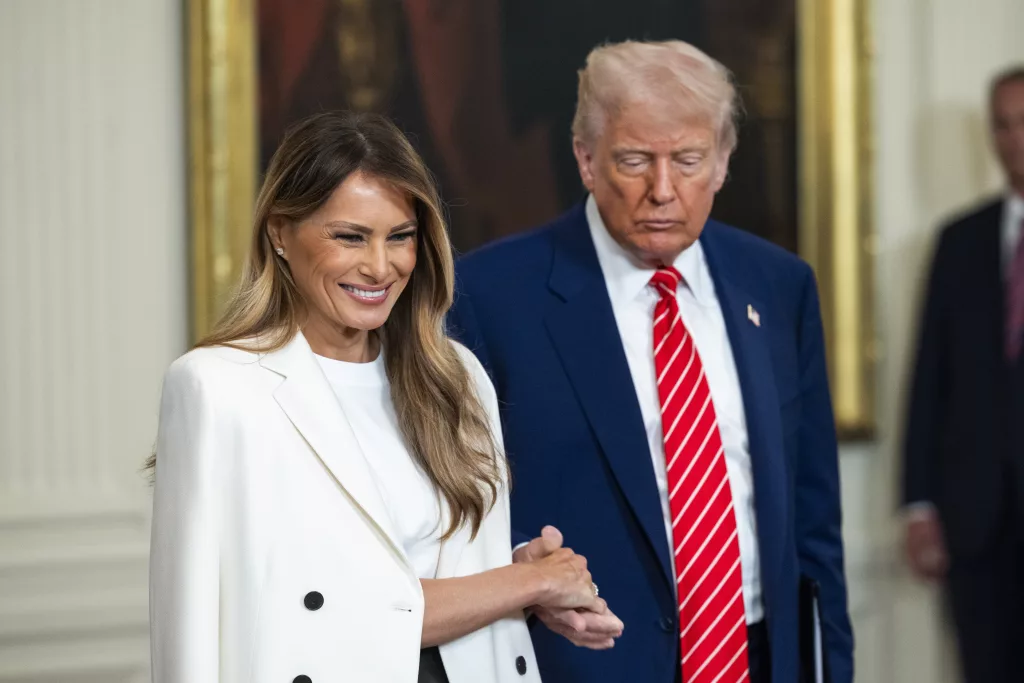 President Trump, First Lady Melania Trump hold event for military mothers