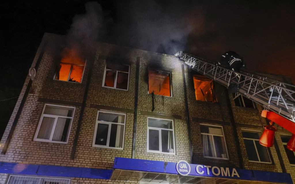 At least two killed, dozens injured in overnight Russian drone attack in Ukraine's Kharkiv