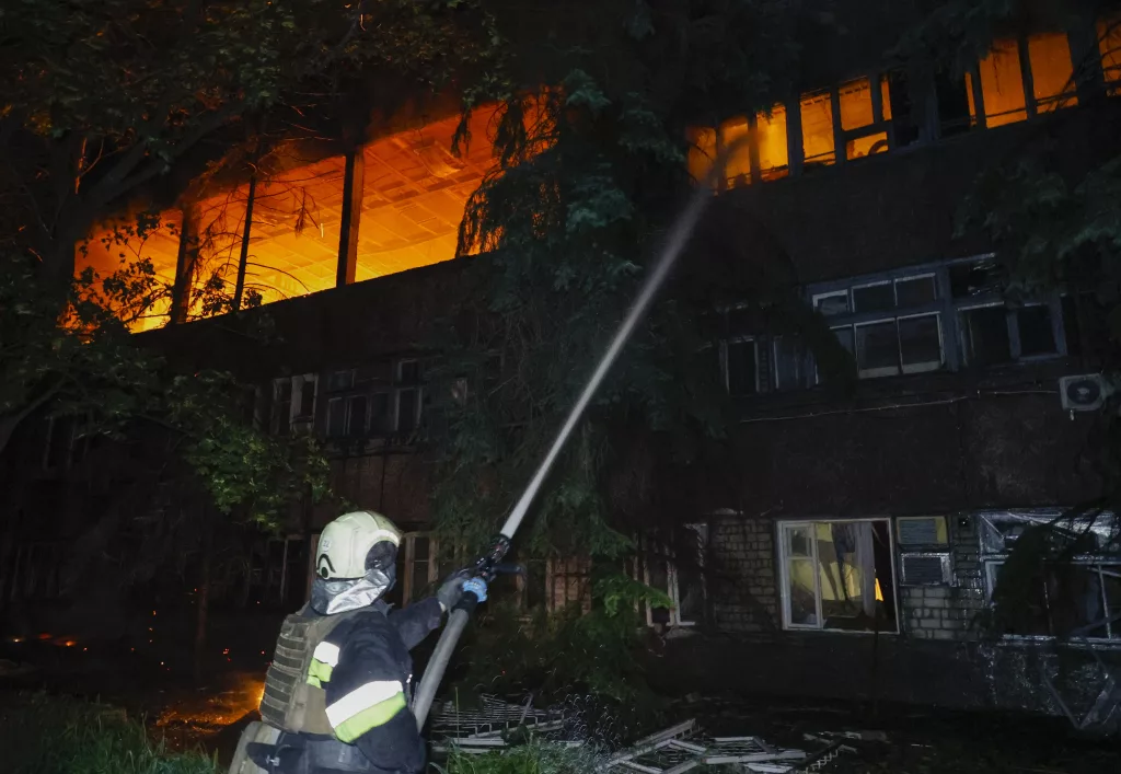 At least two killed, dozens injured in overnight Russian drone attack in Ukraine's Kharkiv