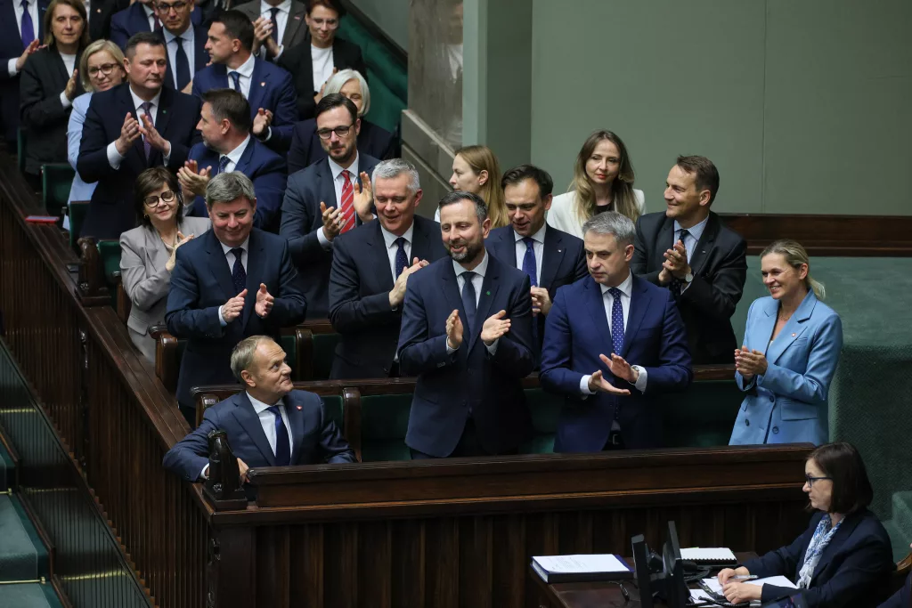 Polish PM Donald Tusk's government wins a parliamentary vote of confidence