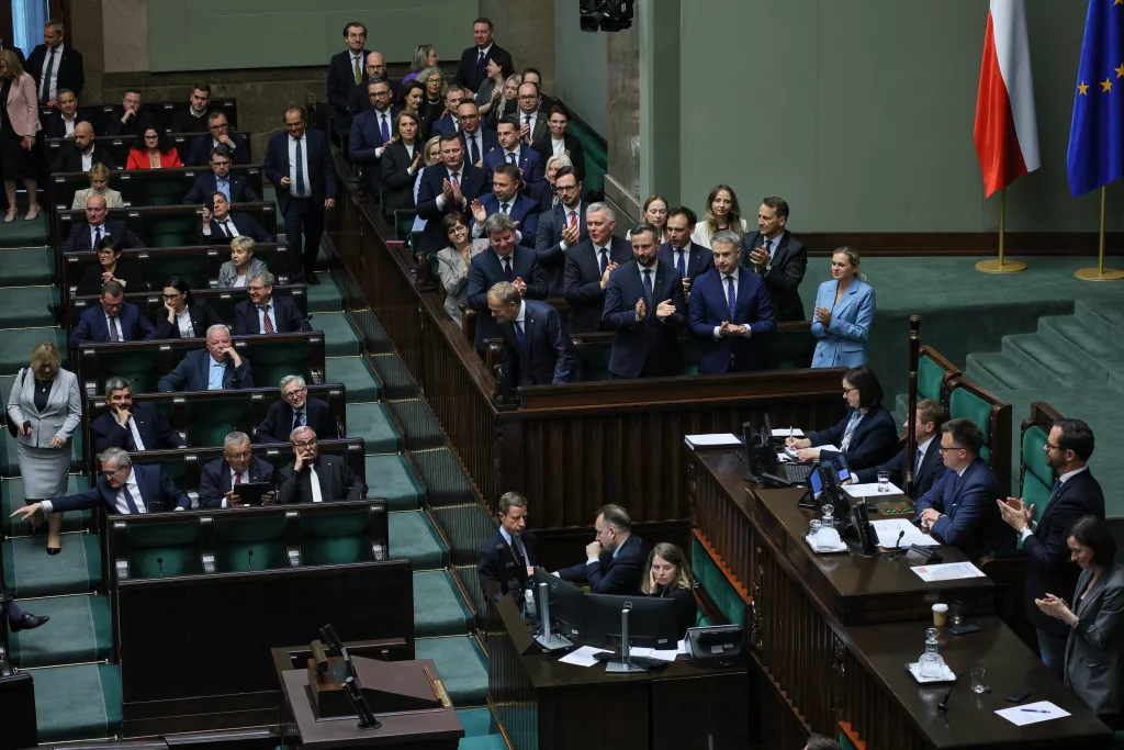 Polish PM Donald Tusk's government wins a parliamentary vote of confidence