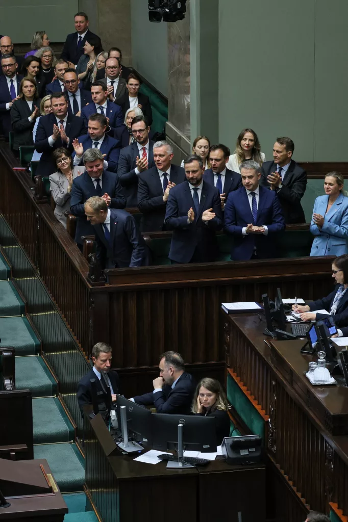 Polish PM Donald Tusk's government wins a parliamentary vote of confidence
