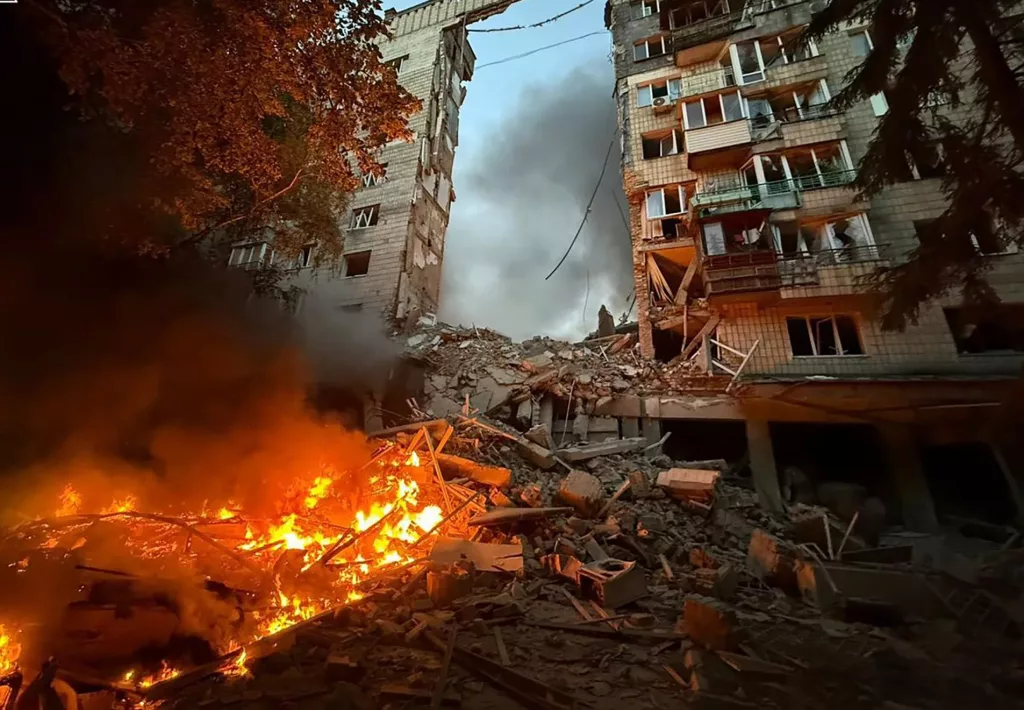 Over a dozen killed in Kyiv after overnight Russian attack