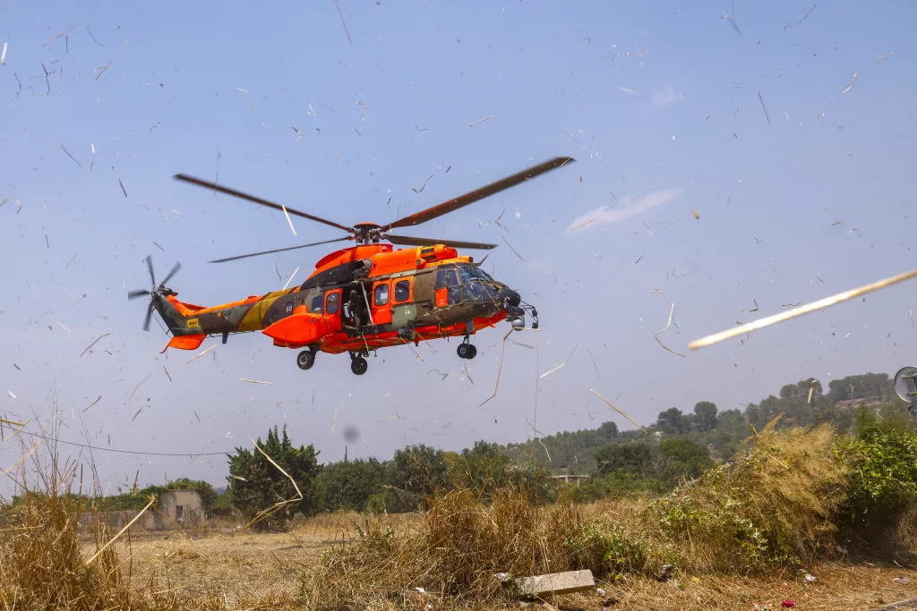 Forest fire in Tarragona